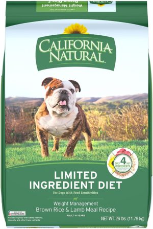 california natural adult limited ingredient dry dog food weight management chicken