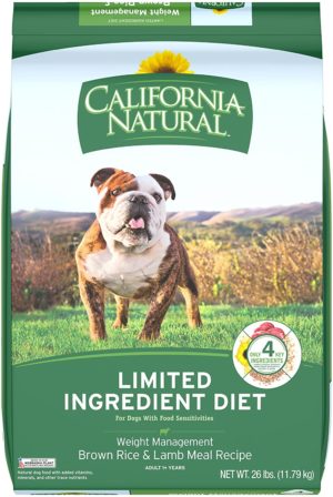 california natural adult limited ingredient dry dog food weight management chicken
