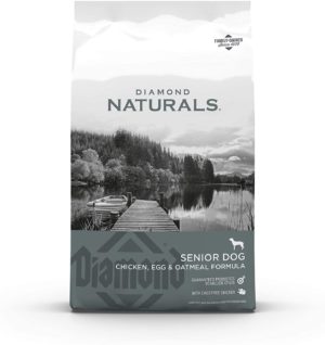 diamond naturals dry senior dog food formula with protein probiotics superfoods and antioxidants