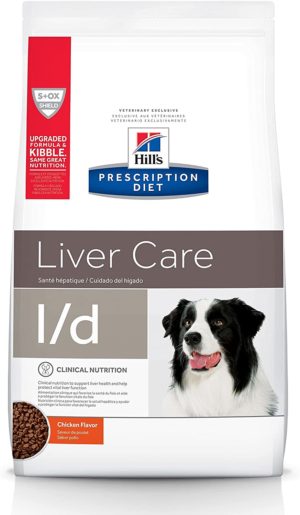 hills prescription diet liver care dog food