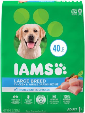 iams large breed adult dry dog food chicken lamb