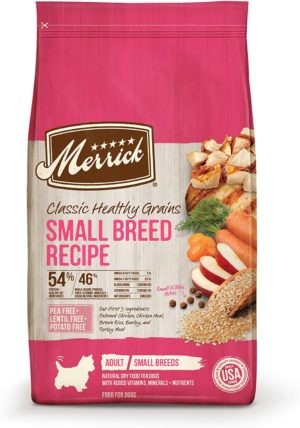 merrick classic healthy grains dry dog food with real meat