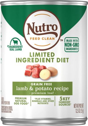 nutro limited ingredient diet adult natural wet dog food 12 5oz can 12 pack