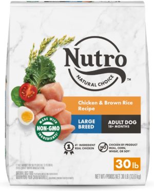 nutro natural choice large breed adult senior dry dog food chicken