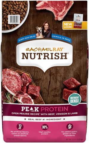 rachael ray nutrish peak nutrient dense dry dog food grain free