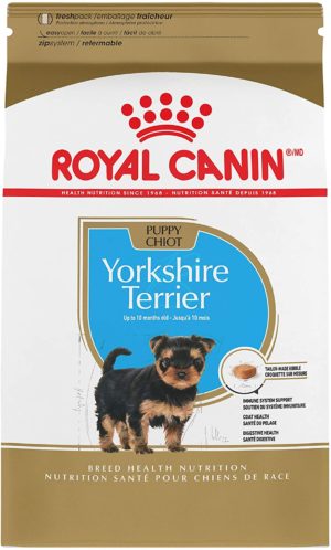 royal canin yorkshire terrier puppy breed specific dry dog food 2 5 lb bag