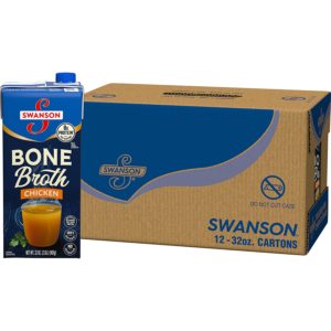 swanson chicken bone broth 32 oz carton pack of 12