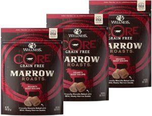 wellness core marrow roasts natural grain free dog treats 8 ounce bag